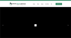 Desktop Screenshot of ihi.or.tz